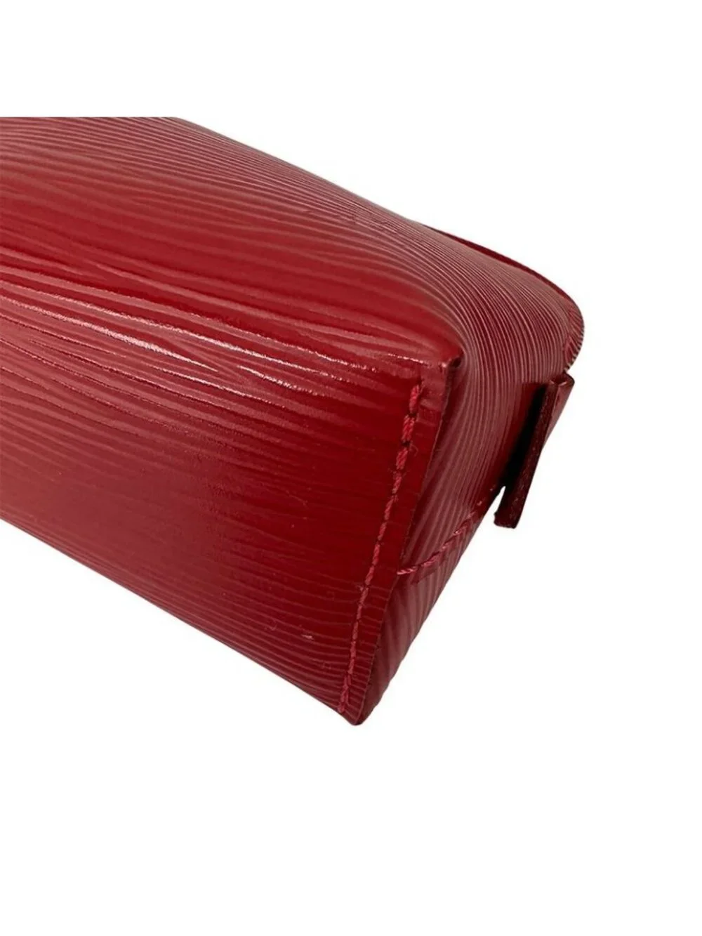Louis Vuitton Pouch Makeup Epi Leather Pochette Cosmetic Castilian Red - Picture 5 of 10